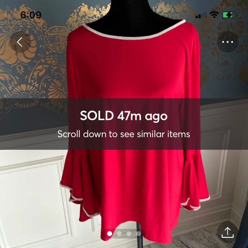 Prelude gorgeous blouse Sz Xl